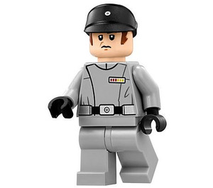 LEGO Imperial Officer with Medium Stone Gray Uniform  Minifigure