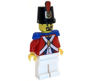 LEGO Imperial Voják s Decorated Shako Čepice a Černá Goatee Vousy Minifigurka