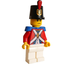 LEGO Imperial Soldier with Decorated Shako Hat and Blue Epaulettes Minifigure