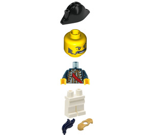 LEGO Imperial Soldat med Epaulettes og Pirat Hat Minifigur