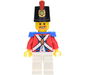 LEGO Imperial Sotilas jossa Shako ja Ruskea Parta Minihahmo