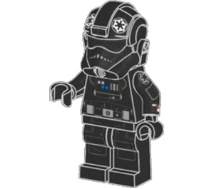 LEGO Imperial TIE Fighter / Interceptor Pilot Minifigure