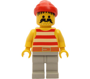 LEGO Imperial Trading Post Pirate avec Grand Moustache Figurine