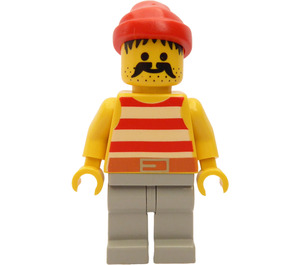 LEGO Imperial Trading Post Pirate with Large Moustache Minifigure