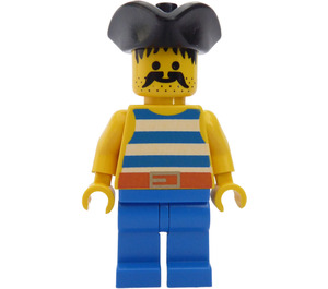 LEGO Imperial Trading Post Pirate with Striped Shirt Minifigure