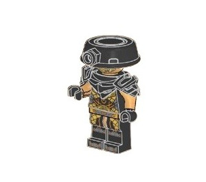 LEGO Imperium Guardia Commander con Gold Testa Minifigure