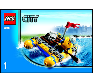 LEGO In-flight Helicopter and Raft 2230 Instructions