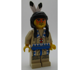 LEGO Indian Тановий Сорочка Мініфігурка