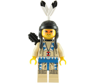 LEGO Indian mit Beige Hemd und Quiver Minifigur