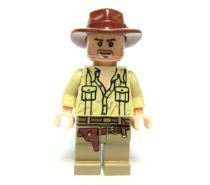 LEGO Indiana Jones met Open Shirt minifiguur