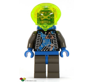 LEGO Insectoid met Blauw / Geel Helm minifiguur
