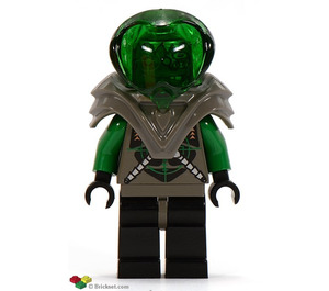 LEGO Insectoids Villain met Dark Grijs Armor minifiguur