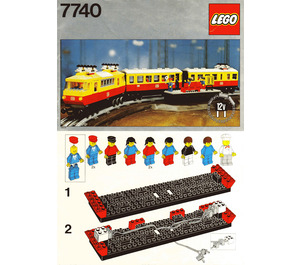 LEGO Inter-City Passenger Zug Set 7740 Instructions