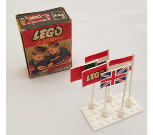 LEGO International Flags - Britain, France, Austria, Portugal, LEGO Set 242B