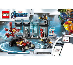 LEGO Iron Man Armory 76167 Instructions