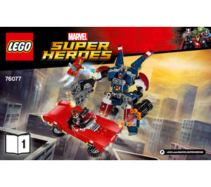 LEGO Iron Man: Detroit Steel Strikes 76077 Instructions