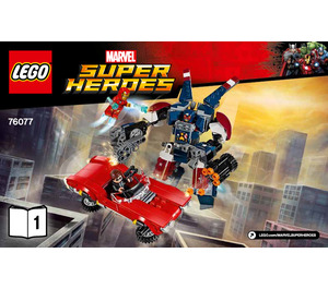 LEGO Iron Man: Detroit Steel Strikes Set 76077 Instructions