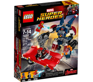 LEGO Iron Man: Detroit Steel Strikes Set 76077 Packaging
