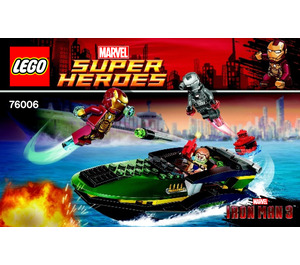 LEGO Iron Man: Extremis Sea Port Battle  76006 Instrucciones