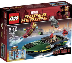 LEGO Iron Man: Extremis Sea Port Battle  Set 76006 Packaging