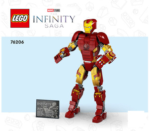 LEGO Iron Man Figure Set 76206 Instructions