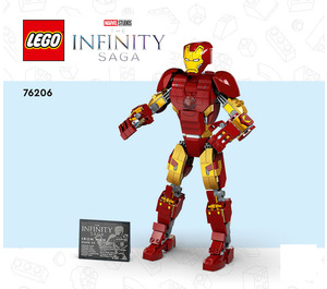 LEGO Iron Man Figure 76206 Instrukce