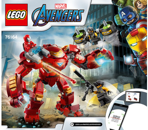 LEGO Iron Man Hulkbuster versus une.I.M. Agent 76164 Instructions
