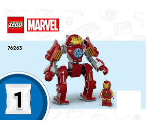 LEGO Iron Man Hulkbuster vs. Thanos Set 76263 Instructions