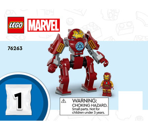 LEGO Iron Man Hulkbuster vs. Thanos Set 76263 Instructions