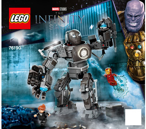 LEGO Iron Man: Iron Monger Mayhem Set 76190 Instructions Set | Brick ...