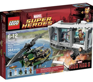LEGO Iron Man: Malibu Mansion Attack Set 76007 Packaging