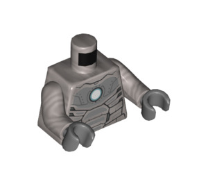 LEGO Iron Man Mark 2 Armor (Trans-Clear Head) Minifig Torso (973 / 76382)