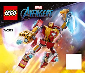 LEGO Iron Man Mech Armor Set 76203 Instructions