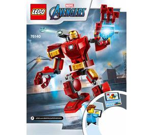 LEGO Iron Man Mech 76140 Instructies