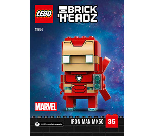 LEGO Iron Man MK50 Set 41604 Instructions