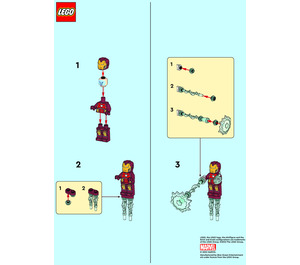LEGO Iron Man Set 242210 Instructions