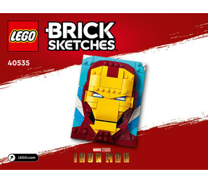 LEGO Iron Man Set 40535 Instructions