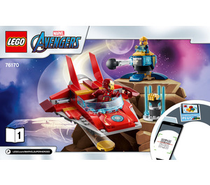 LEGO Iron Man vs. Thanos 76170 Instructions