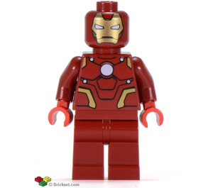 LEGO Iron Man met Dark Rood Suit minifiguur