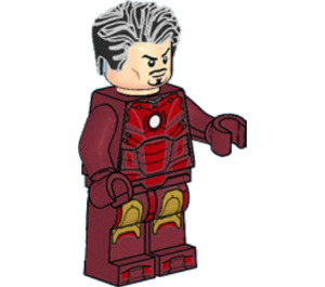 LEGO Iron Mann mit Mark 3 Rüstung und Haar Minifigur