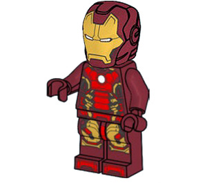 LEGO Iron Man with Mark 43 Armor with Large Helmet Visor Minifigure