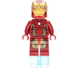 LEGO Iron Man met Mark 43 Pantser met Klein Helm Vizier  Minifiguur