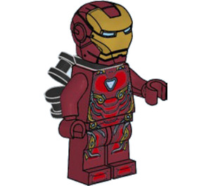 LEGO Iron Man with Mark 50 Armor with Small Helmet Visor and Back Plate Minifigure