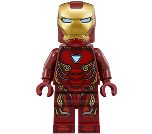 LEGO Iron Mann med Mark 50 Rustning med Liten Hjelm Visir  Minifigur