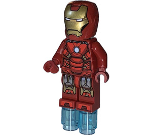 레고 Iron Man with Mark 7 Armour with Large Helmet Visor and Foot Repulsors