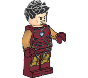 LEGO Iron Man with Mark 85 Armor and Hair Minifigure