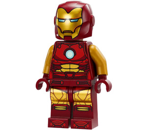 LEGO Iron Man with Pearl Gold Arms and Helmet Minifigure