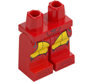 LEGO Iron Mand med Rød Rustning Minifigur Hofter og ben (73200 / 106852)