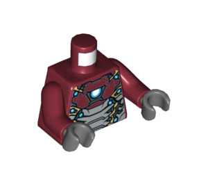 LEGO Iron Man with Silver Armor Minifig Torso (973 / 76382)
