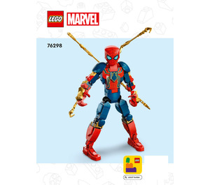 LEGO Iron Spider-Man Construction Figure Set 76298 Instructions